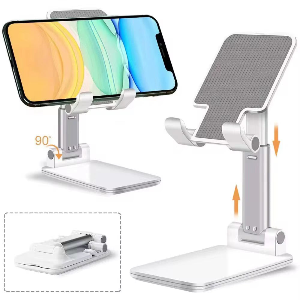 Foldable Adjustable Metal Phone Stand – Universal Desk Holder