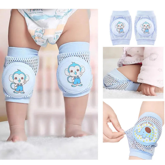 "Adorable Safety Essentials: Crawling Knee and Elbow Pads for Infants and Toddlers"